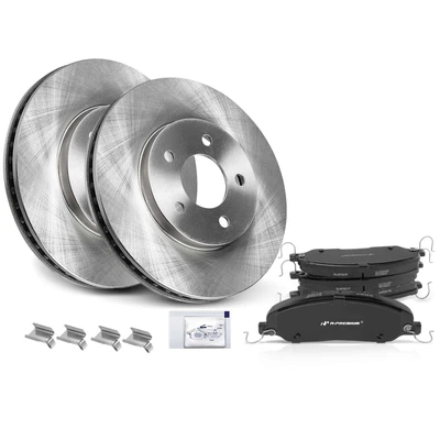 Front Disc Brake Rotors & Ceramic Brake Pads