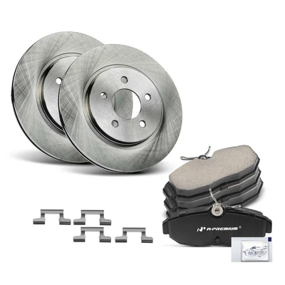 Rear Disc Brake Rotors & Ceramic Brake Pads