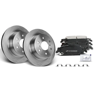 Rear Disc Brake Rotors & Ceramic Brake Pads
