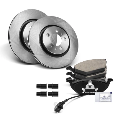 Front Disc Brake Rotors & Ceramic Brake Pads