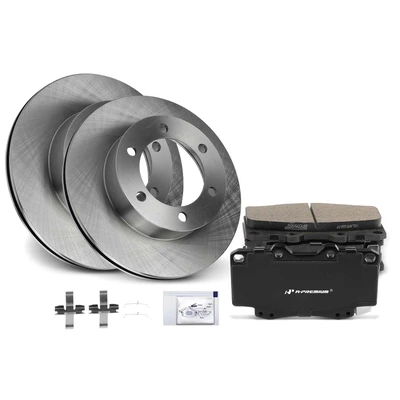Front Disc Brake Rotors & Ceramic Brake Pads