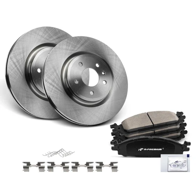 Front Disc Brake Rotors & Ceramic Brake Pads