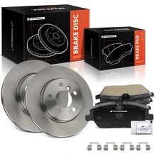 2014-2016 Mini Cooper Brake Pad and Rotor Kit Set of 6 Front Driver & Passenger A-Premium APBRPR1618