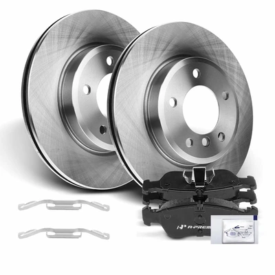 Front Disc Brake Rotors & Ceramic Brake Pads