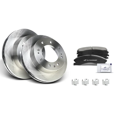 Front Disc Brake Rotors & Ceramic Brake Pads