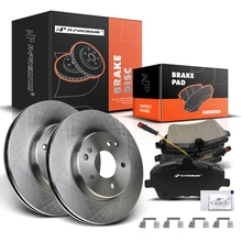Front Disc Brake Rotors & Ceramic Brake Pads