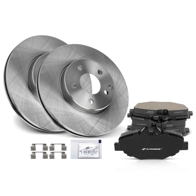 Front Disc Brake Rotors & Ceramic Brake Pad