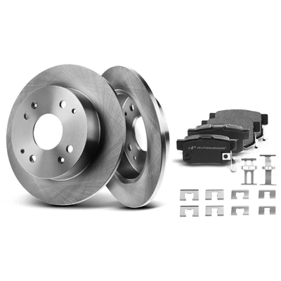 Rear Disc Brake Rotors & Ceramic Brake Pads