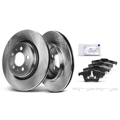 Rear Disc Brake Rotors & Ceramic Brake Pads