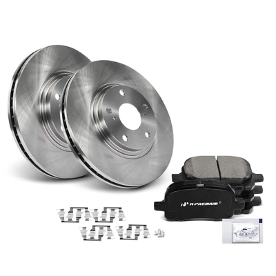 1999-2001 Lexus RX300 Brake Rotor and Pad Kit, 6 Pcs, Front Driver & Passenger, A-Premium, APBRPR857