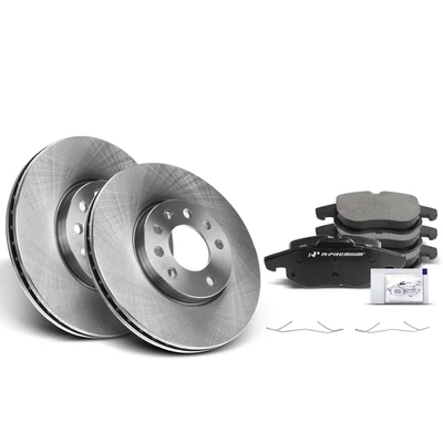 Front Disc Brake Rotors & Ceramic Brake Pads