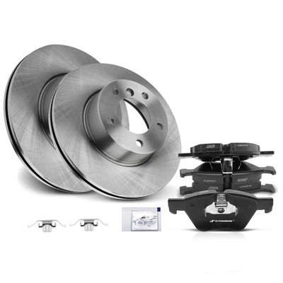 Front Disc Brake Rotors & Ceramic Brake Pads