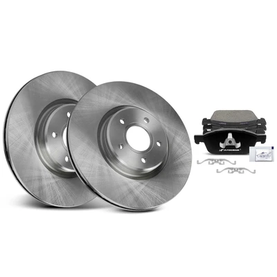 Front Disc Brake Rotors & Ceramic Brake Pads