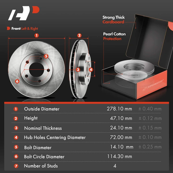 Front Disc Brake Rotors & Pads + Rear Drums & Shoes Kit, 12 Pcs, Front & Rear, A-Premium, APBRPR439