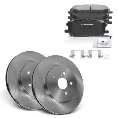 Front Disc Brake Rotors & Ceramic Brake Pads
