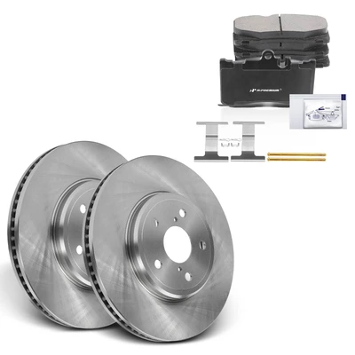 Front Disc Brake Rotors & Ceramic Brake Pads