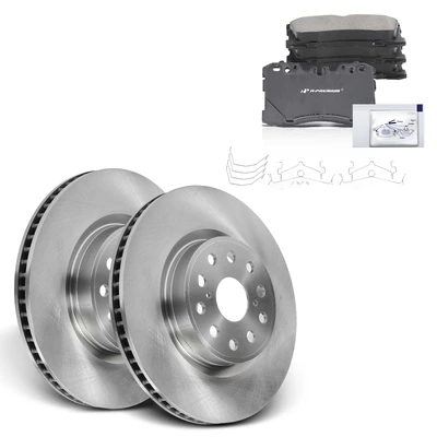 Front Disc Brake Rotors & Ceramic Brake Pads