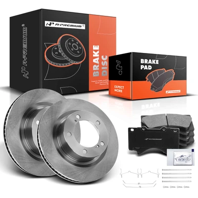 Front Disc Brake Rotors & Ceramic Brake Pads