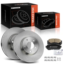 2014-2018 Mazda 6 Brake Pad and Rotor Kit, 6 Pcs, Front Driver & Passenger, A-Premium, APBRPR1736