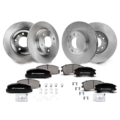 2003-2005 Mazda 6 Brake Rotor and Pad Kit, 12 Pcs, Front & Rear, A-Premium, APBRPR945