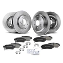 Front & Rear Disc Brake Rotors & Ceramic Brake Pads for Honda Odyssey 2005-2010