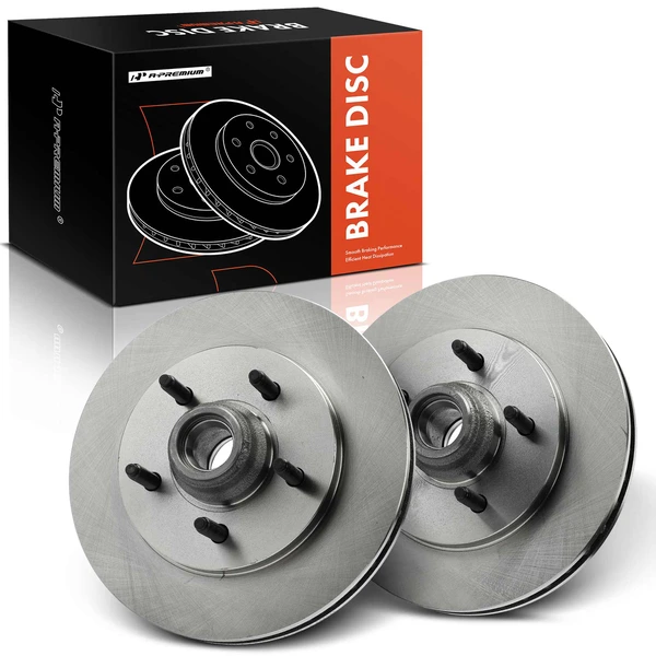 2 Pcs Front Disc Brake Rotor for 2000-2003 Ford F-150