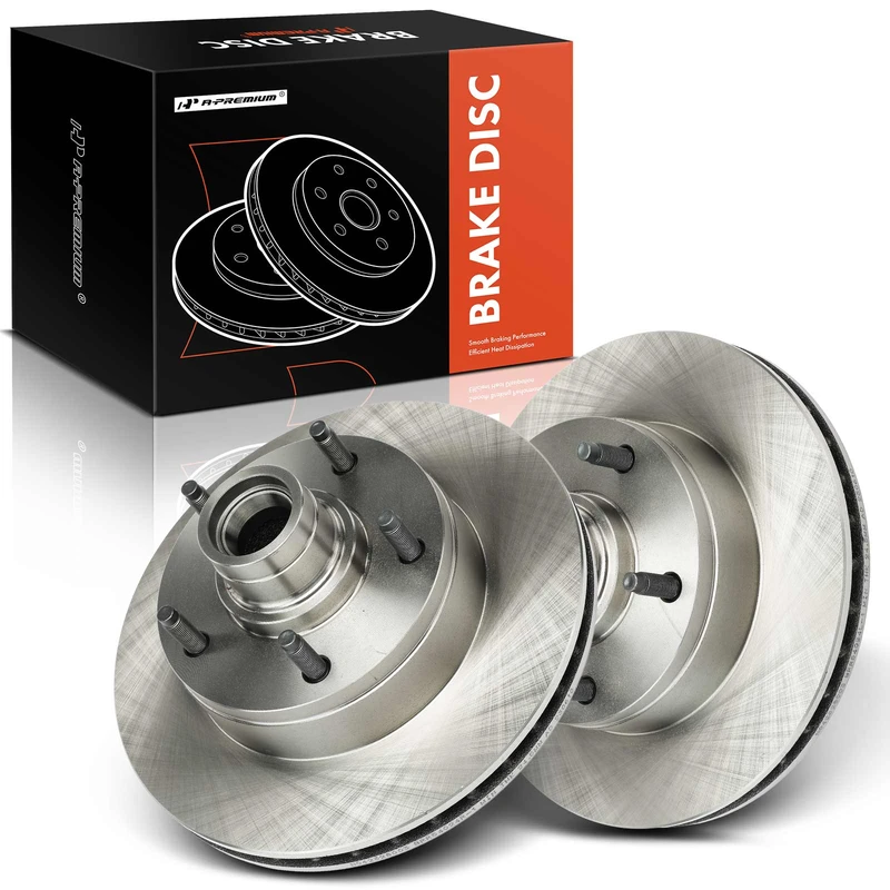 2 Pcs Front Disc Brake Rotors for 2000 Ford E-150 Econoline