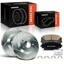 2016-2020 Mazda CX-3 Brake Pad and Rotor Kit Set of 6 Front Driver & Passenger A-Premium APBRPS1218