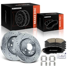 2004-2009 Suzuki Swift+ Brake Pad and Rotor Kit Set of 6 Front Driver & Passenger A-Premium APBRPS1425