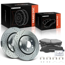 2018-2023 Honda Odyssey Brake Pad and Rotor Kit Set of 6 Front Driver & Passenger A-Premium APBRPS1226