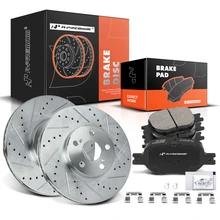 2005-2010 Scion tC Brake Pad and Rotor Kit Set of 6 Front Driver & Passenger A-Premium APBRPS289