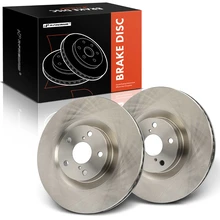 2 Pcs Front Disc Brake Rotors