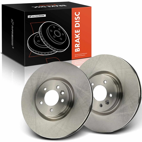 2 Pcs Front Disc Brake Rotors for Land Rover Range Rover 13-17 Range Rover Sport