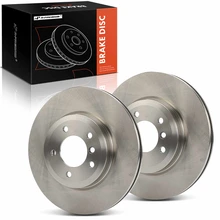 2 Pcs Front Disc Brake Rotors