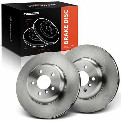 2 Pcs Front Disc Brake Rotors