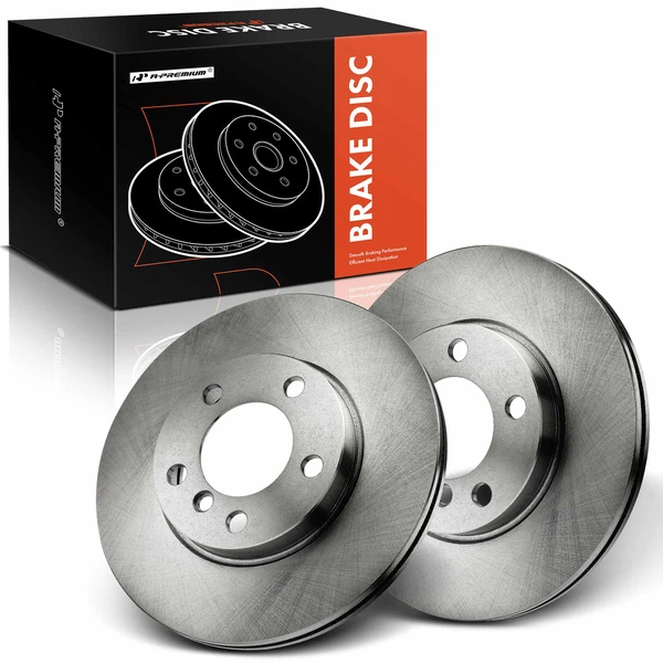 2 Pcs Front Disc Brake Rotors for 2013-2016 Mini Cooper Paceman