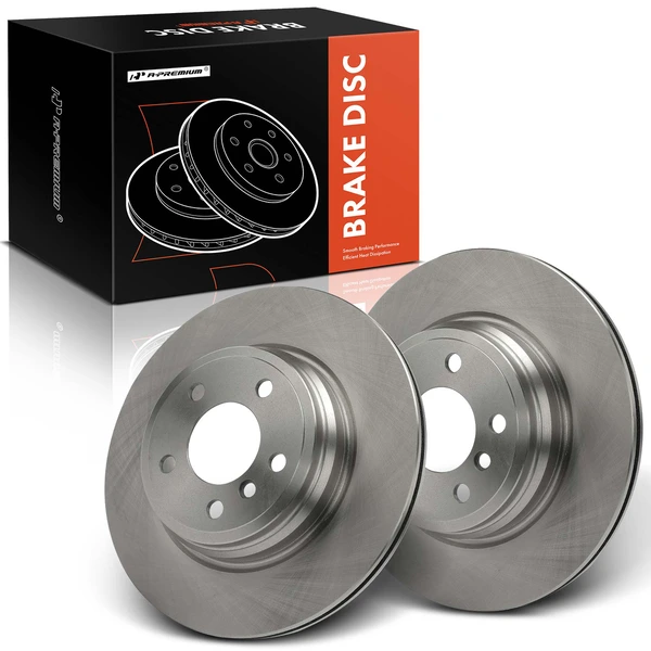 2x 330mm Rear Disc Brake Rotors for 2016 BMW 328i