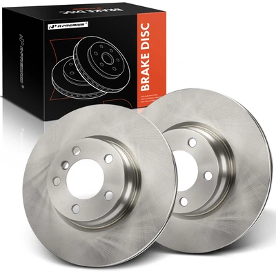 2 Pcs Front Disc Brake Rotors