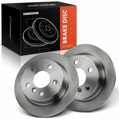 2 Pcs Rear Disc Brake Rotors