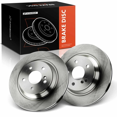 2 Pcs Rear Disc Brake Rotor