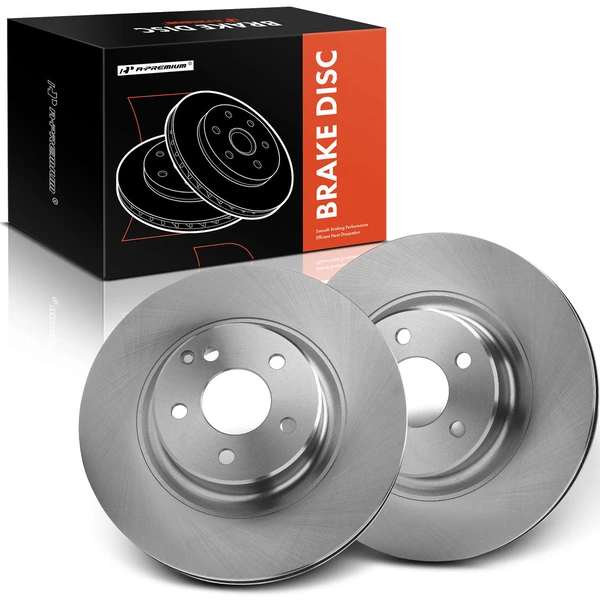 2 Pcs Front Disc Brake Rotors for Mercedes-Benz CL500 1999-2003 S430 2000-2002