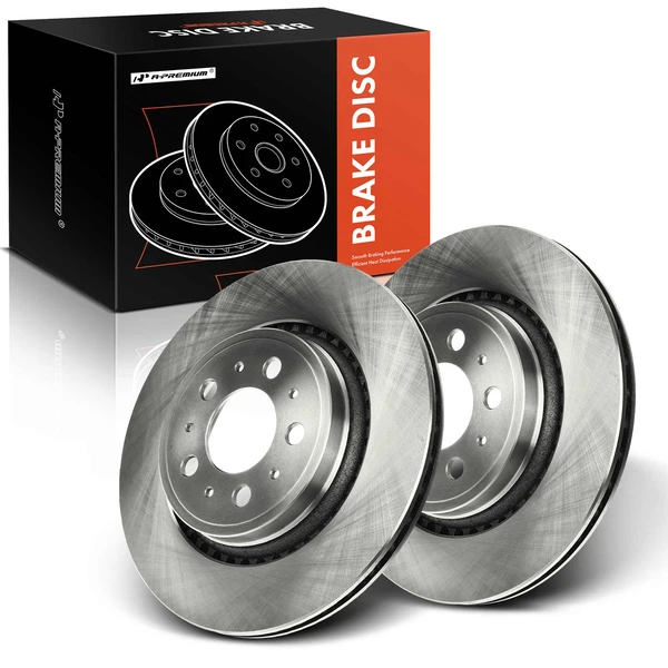 Rear Disc Brake Rotors for Volvo XC90 2003-2014 Sport Utility 5Lug