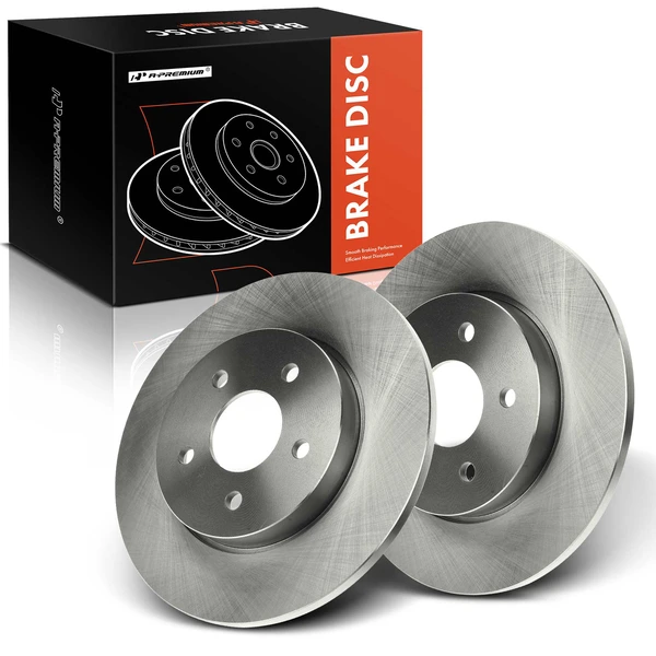 Rear Disc Brake Rotors for Jaguar X-Type 2002-2008 5-Stud Wheel