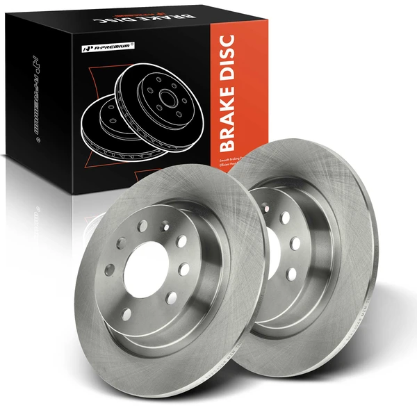 Rear Disc Brake Rotors for 2010-2011 Saab 9-3X