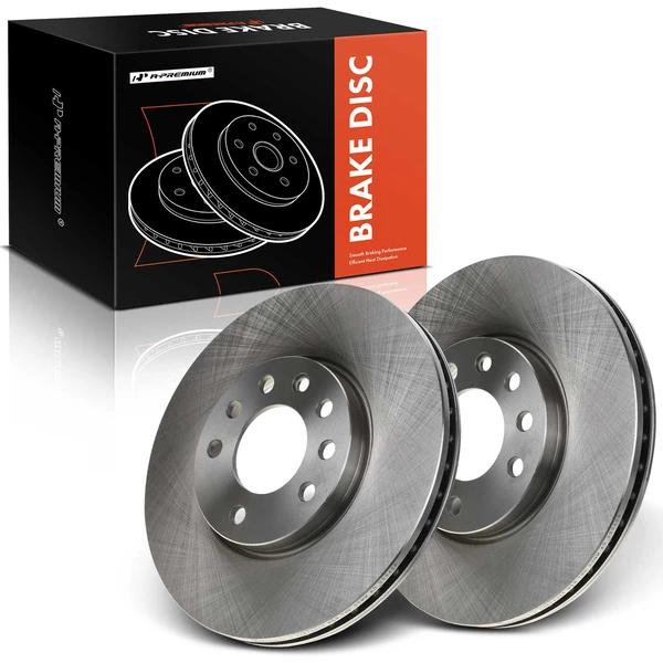 Front Disc Brake Rotors for 2003-2010 Saab 9-3