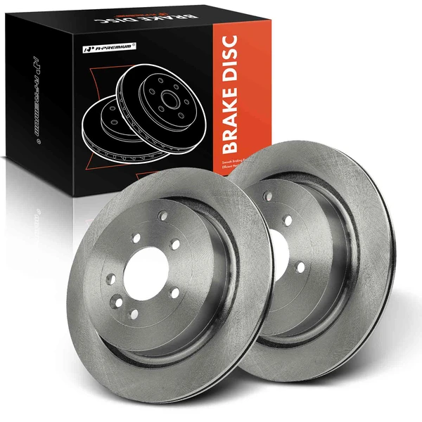 Rear Disc Brake Rotors for Land Rover LR3 2005-2009 LR4 Range Rover Sport