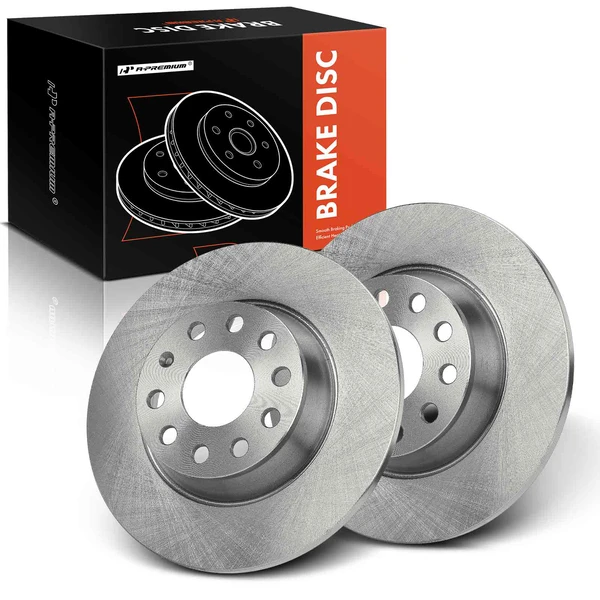 Rear Disc Brake Rotors for Audi A3 A3 Quattro Volkswagen Jetta Passat Eos GTI