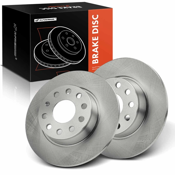 Rear Disc Brake Rotors for VW Passat Beetle Jetta GTI Golf Audi A3 A3 Quattro