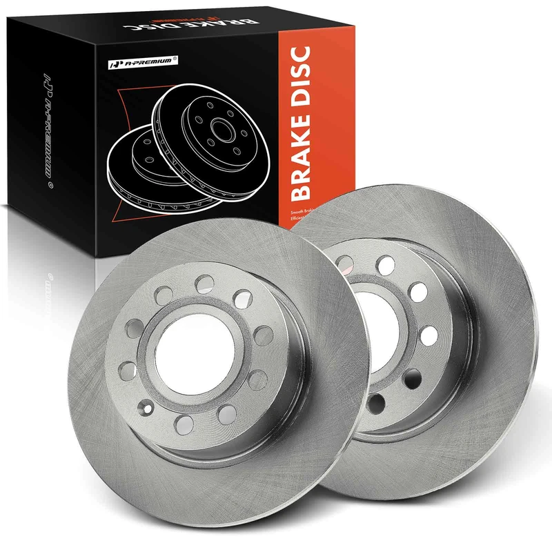 Rear Disc Brake Rotors for Audi A3 2011-2013 Volkswagen Beetle 2013-2019 Jetta