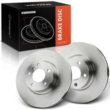 2 Pcs Front Disc Brake Rotors